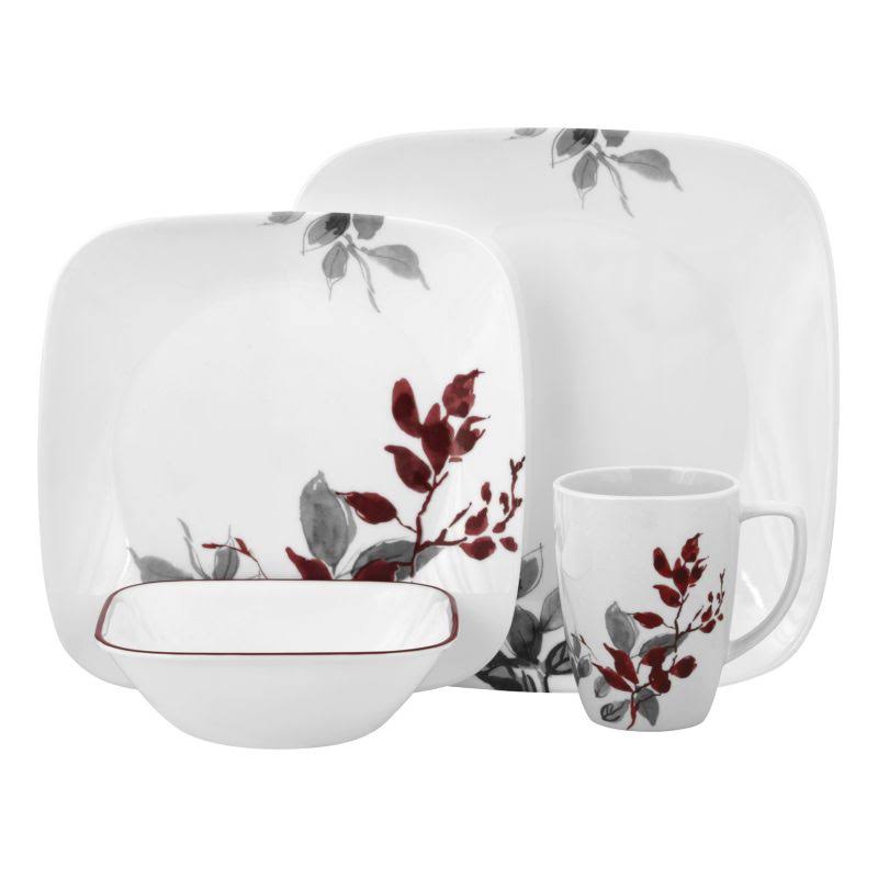 Corelle Boutique Dinnerware Set, Kyoto Leaves, 16 Piece - 16 pieces - Product image 1