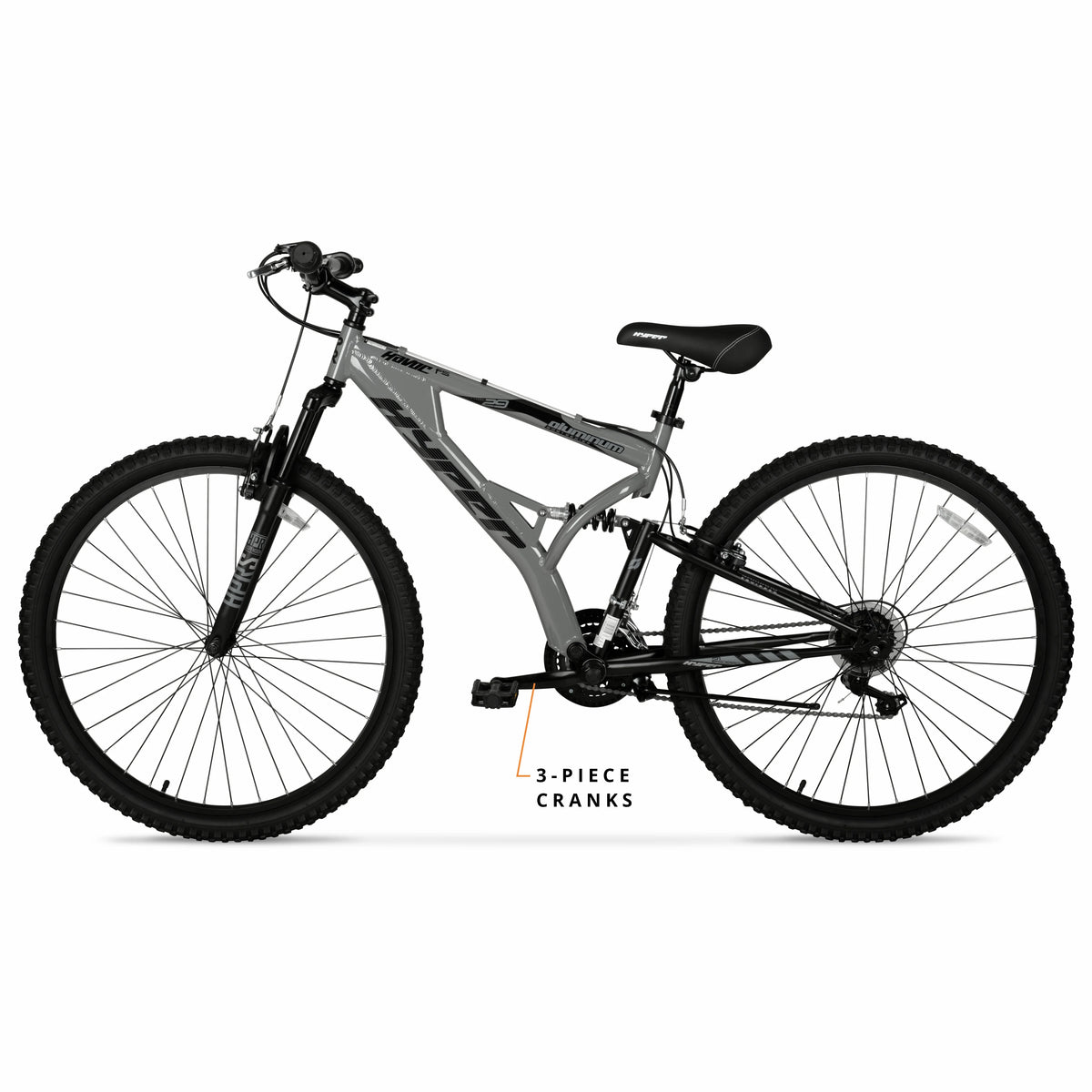Hyper Bicycles 29" Men'S Havoc Mountain Bike, Gray - Product image 5