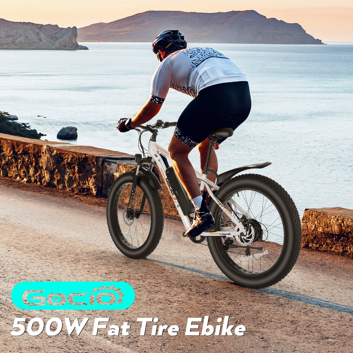 Gocio 26" 4.0 Fat Tire Electric Bike for Adults, 500W Motor, 48V 13ah Battery - Product image 28