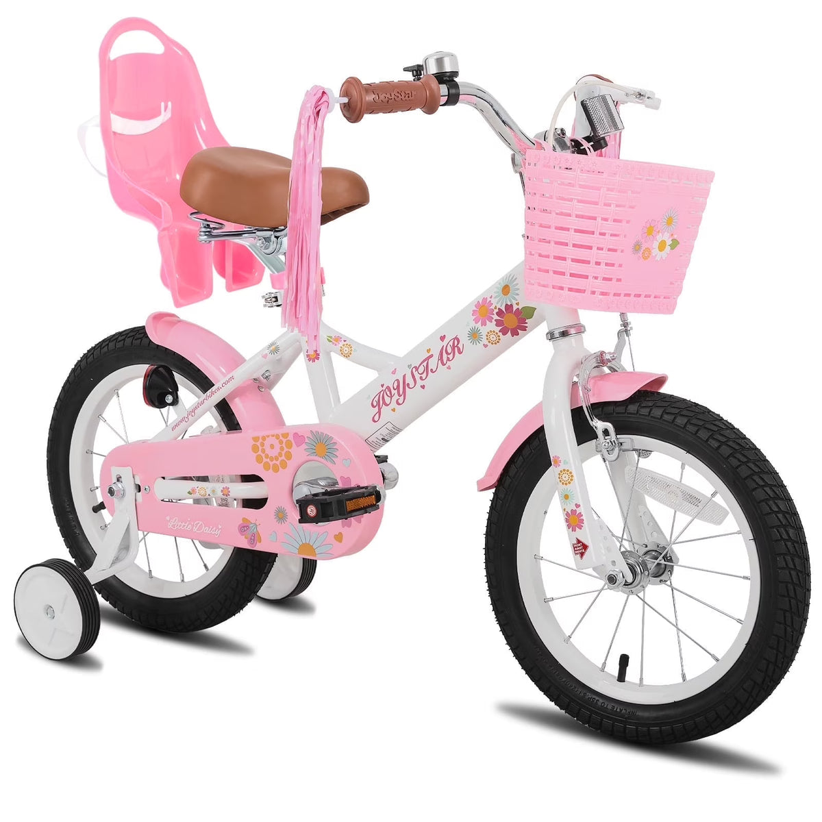 JOYSTAR Little Daisy 14 in Kids Bike for 3 4 5 Years Girls with Handbrake Children Princess Bicycle with - Product image 6